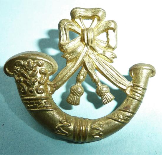 Durham Light Infantry Officers Pattern Gilt Collar Badge