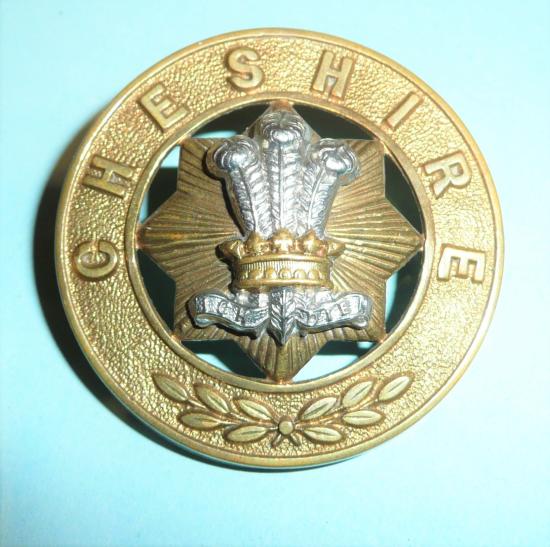 The Cheshire Regiment Bi-Metal Helmet Plate Centre (HPC)