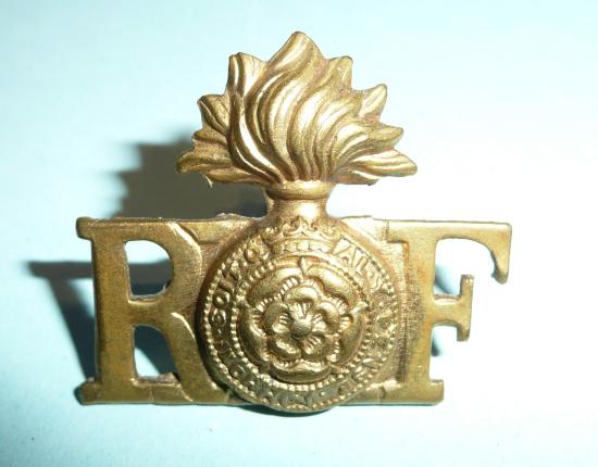 Royal Fusiliers (City of London Regiment) Brass Shoulder Title