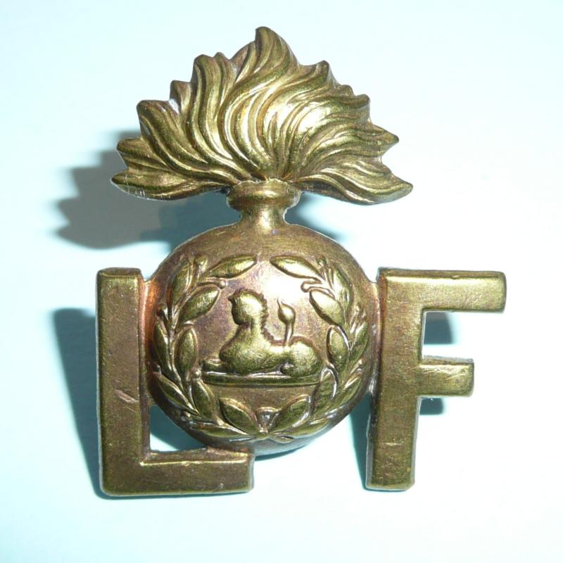 WW1 Lancashire Fusiliers All Brass Shoulder Title