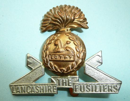 Lancashire Fusiliers Other Ranks Bi-Metal Cap Badge