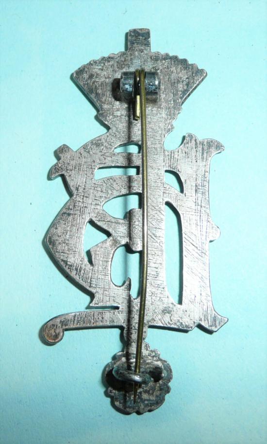 Victorian Hampshire Regiment Officers Silver Pagri Badge