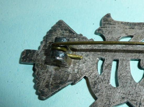 Victorian Hampshire Regiment Officers Silver Pagri Badge