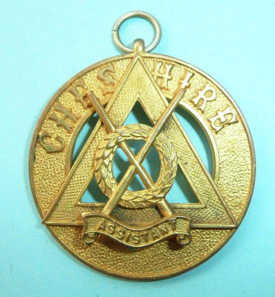 Masonic - Cheshire, Past Provincial Assistant Grand Director of Ceremonies Royal Arch chapter collar jewel