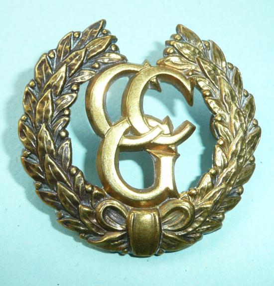 Post WW2 - Control Commission Germany Large Bronzed Cap Badge
