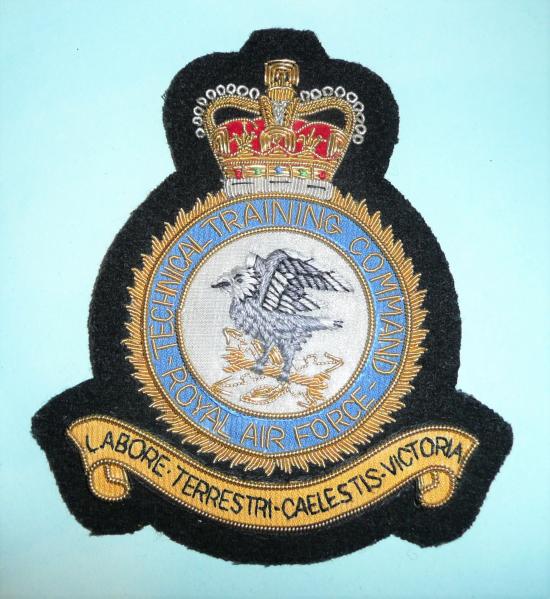 Royal Air Force Technical Command Bullion Blazer Badge