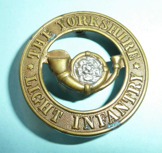 Kings Own Yorkshire Light Infantry (KOYLI) Bi-Metal Helmet Plate Centre (HPC)