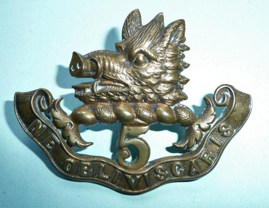 5th Canadian Royal Scots of Canada Regiment Glengarry Badge