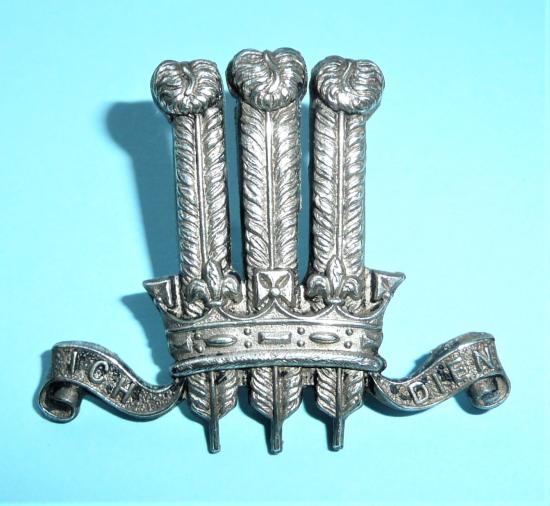 2nd KEO Gurkha Rifles Officers Silver Plated Wolseley Sun Helmet Cap Badge