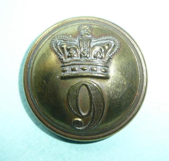 9th (East Norfolk) Regiment of Foot Other Ranks Large Pattern Brass Button Pre 1881 (No 2)