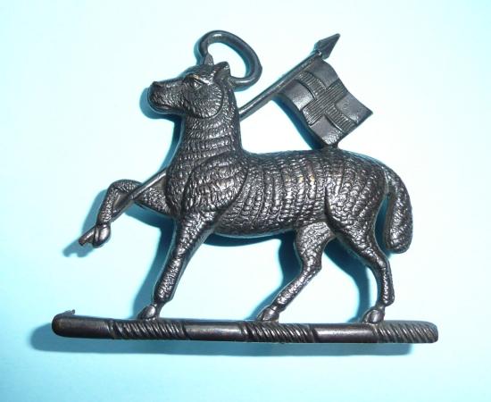 Queens Royal Regiment (West Surrey) Full Size Officers OSD Bronze Cap Badge