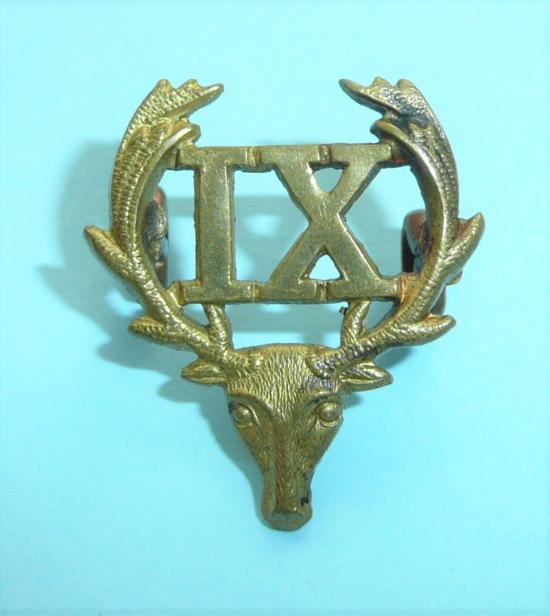 WW1 New Zealand 9th (Wellington East Coast Rifles) Regiment Gilt Collar Badge