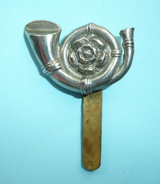 KOYLI (Kings Own Yorkshire Light Infantry) White Metal Cap Badge