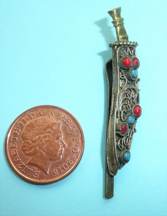Decorative Middle Eastern / Malta Gurkha Lapel Tie Pin