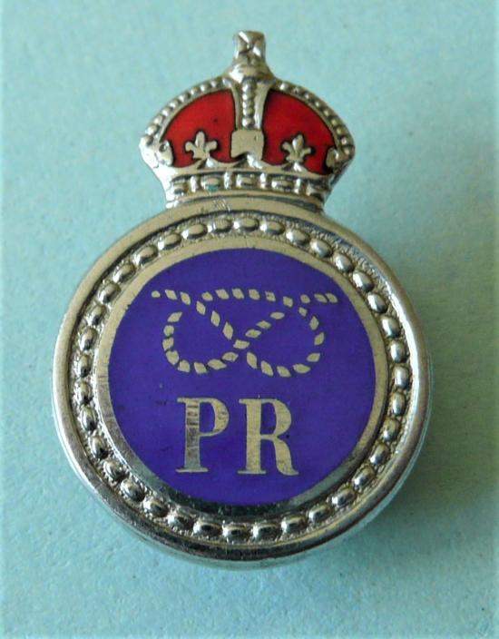 WW2 Staffordshire (Staffs) Police Reserve Chrome & Enamel Lapel Badge