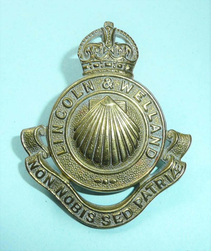 Canada - The Lincoln & Welland Regiment Canadian Brass Cap Badge - Scully