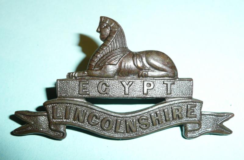 WW1 / WW2 Lincolnshire Regiment Officers OSD Bronze Collar Badge
