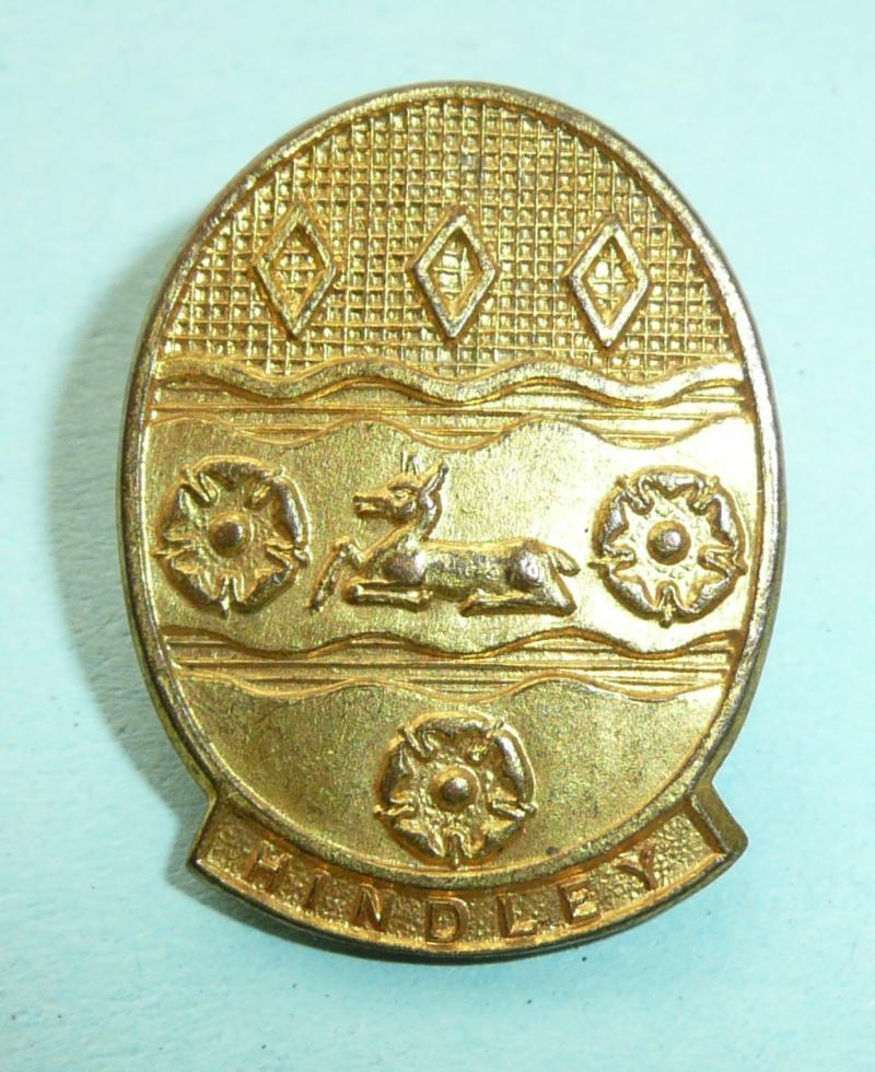 5th Battalion (Territorials) Hindley Detachment, The Loyal Regiment, Gilt Brass Arm Badge