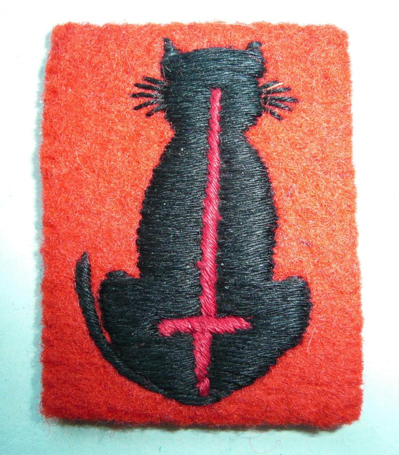 56th London Armoured Division Embroidered 2nd Pattern Formation Sign