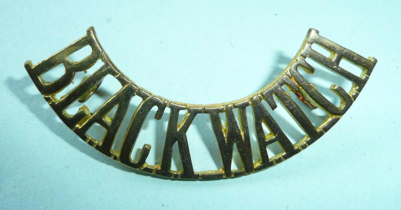 Black Watch (Royal Highland Regiment) Brass Shoulder Title