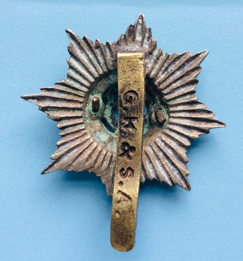 Cheshire Regiment Theatre Made Cast Bi-Metal Cap Badge - G Karenjee & Sons, Aligarh, India