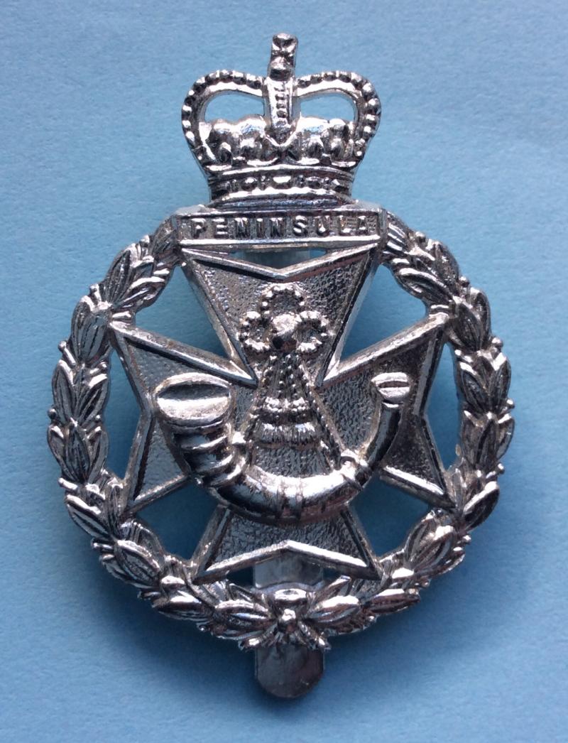 Royal Green Jackets Brigade Staybrite Anodised Aluminium Cap Badge- Gaunt London