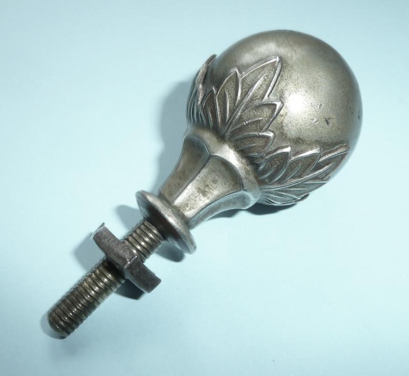 Royal Artillery Vounteers / Militia White Metal Ball Spike for 1878 Pattern Helmet