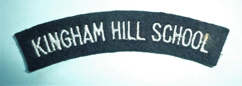 Kingham Hill School (CCF) Embroidered Felt Cloth Shoulder Title