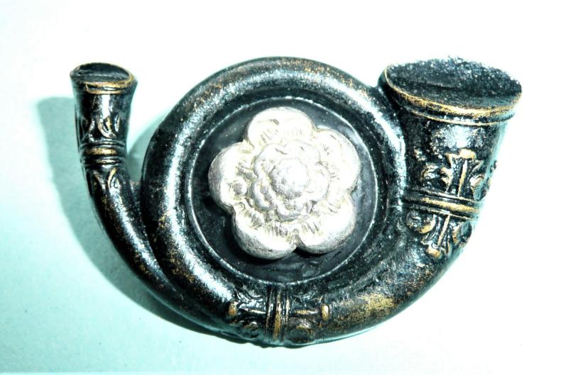 Kings Yorkshire Light Infantry KOYLI Officers OSD Collar Badge, facing right