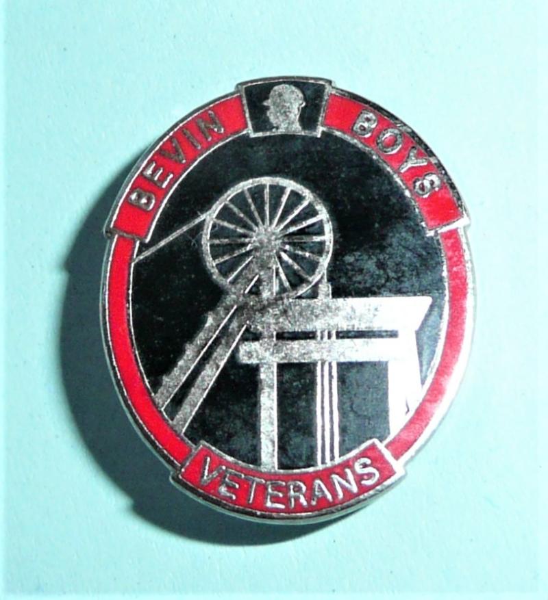 WW2 Britain's Bevin Boys (Conscripted Coal Miners) Veterans Old Comrades Lapel Pin Badge Brooch
