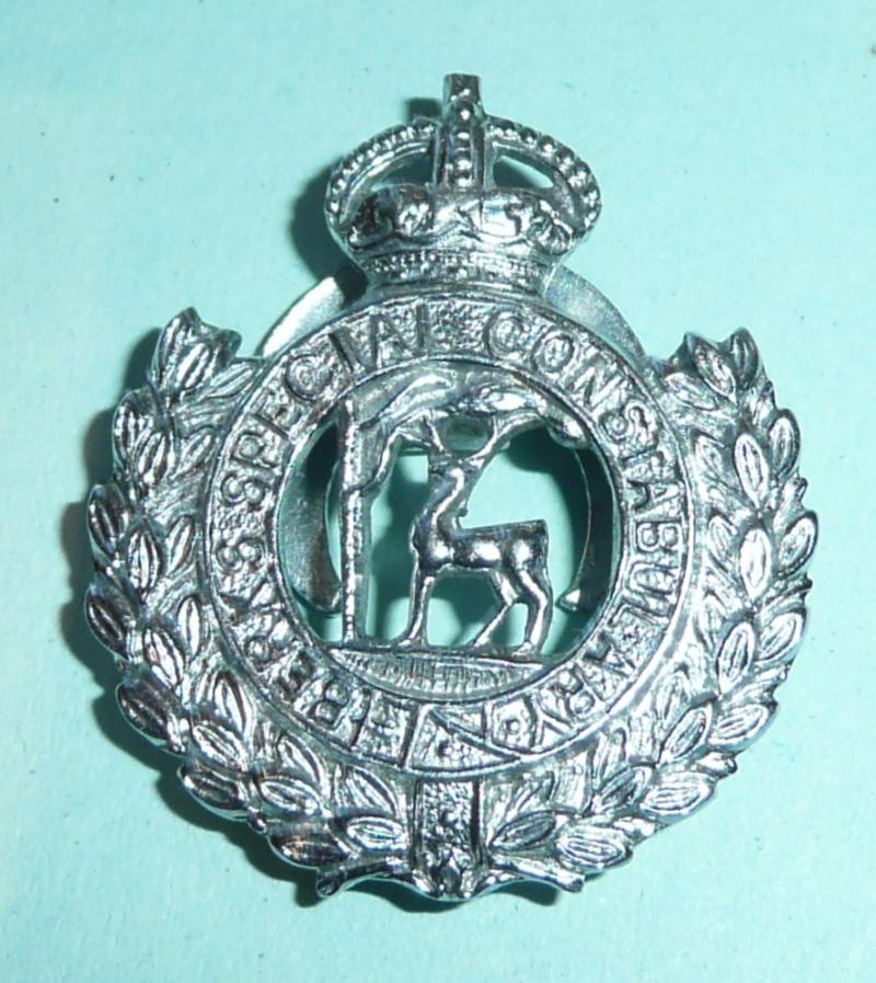 WW2 Berkshire Special Constable Constabulary Police Mufti Lapel Buttonhole Badge