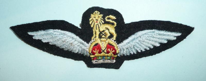 WW2 Larger Pattern Embroidered Army Flying Qualification Badge Glider Pilot Wing