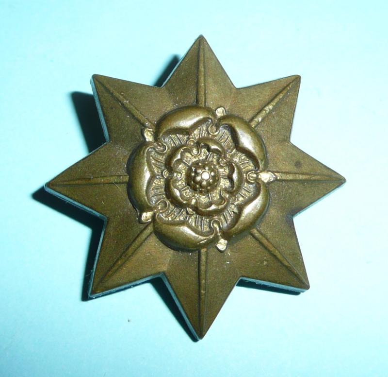 Regimental Quartermaster Sergeant (RQMS) Brass Rank Star Arm Badge, pre -1915
