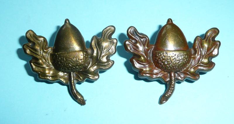 Cheshire Regiment Pair of Other Ranks Facing Collar Badges