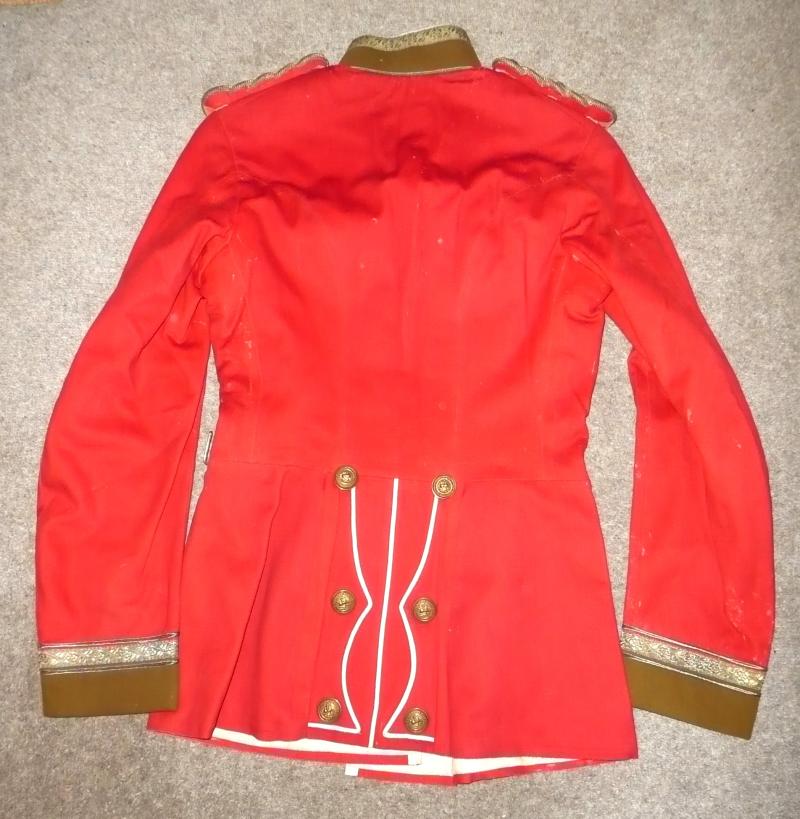 Northumberland Fusiliers Regular Officer's No 1 Dress Scarlet Tunic Jacket - Attributed