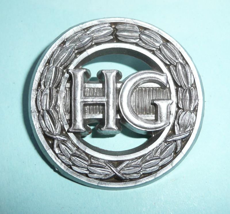 WW2 Home Front - Plastic Economy Home Guard Badge- attributed