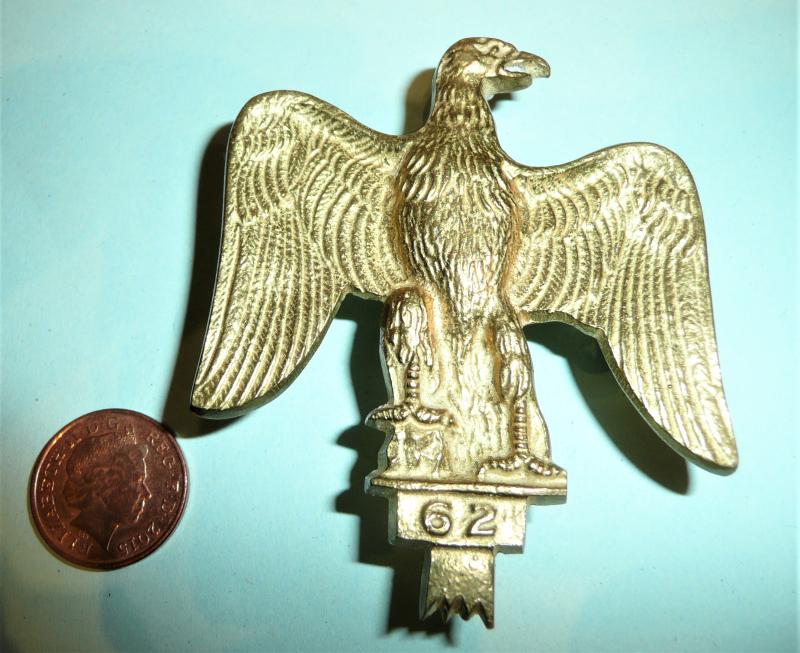 Essex Regiment Gilt Die Cast Bandcase Bandmans Badge