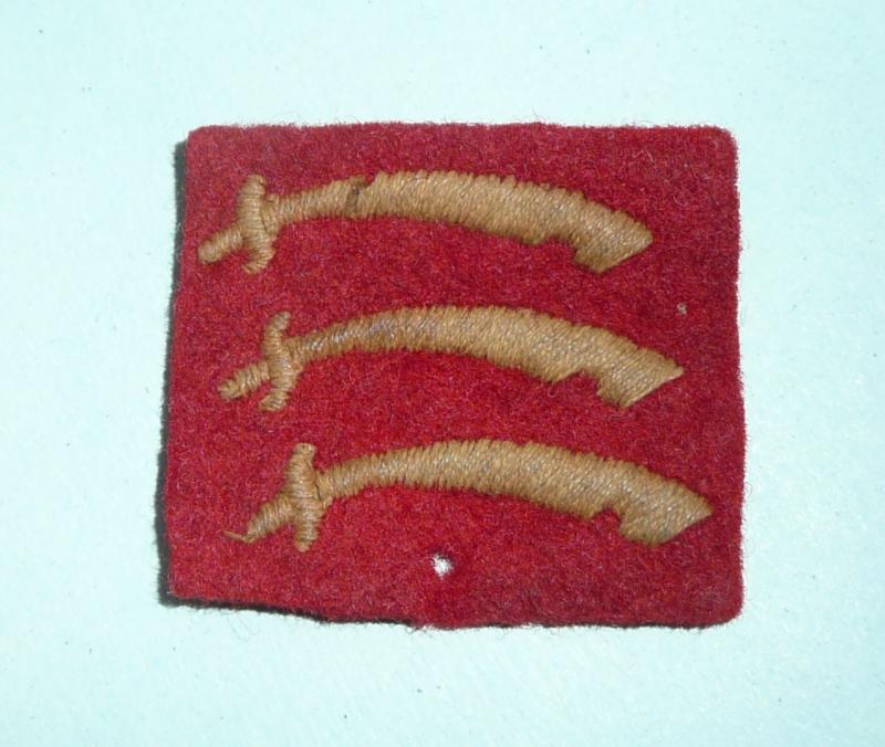 WW2 Essex County Division – Woven Cloth Formation Sign Badge