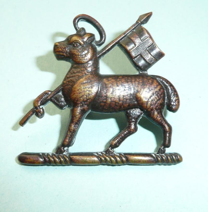 Queens (Royal West Surrey Regiment) Officers OSD Collar Badge, Left Facing