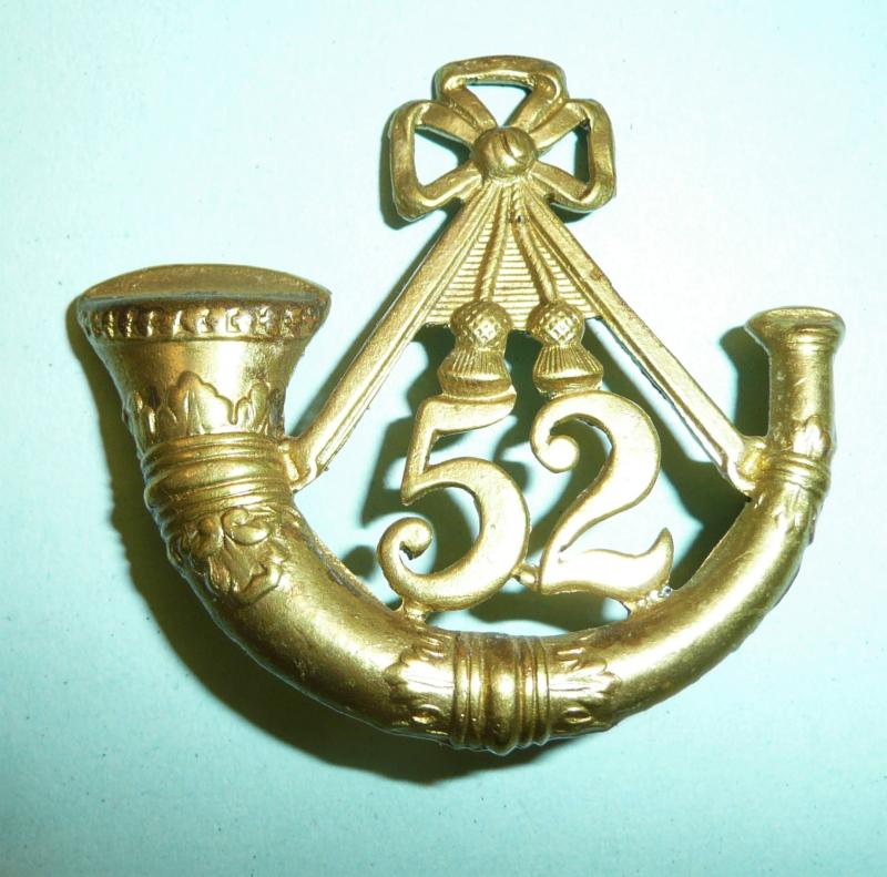 Original 52nd Regiment of Foot ( Oxfordshire Light Infantry ) Glengarry Badge, pre 1881