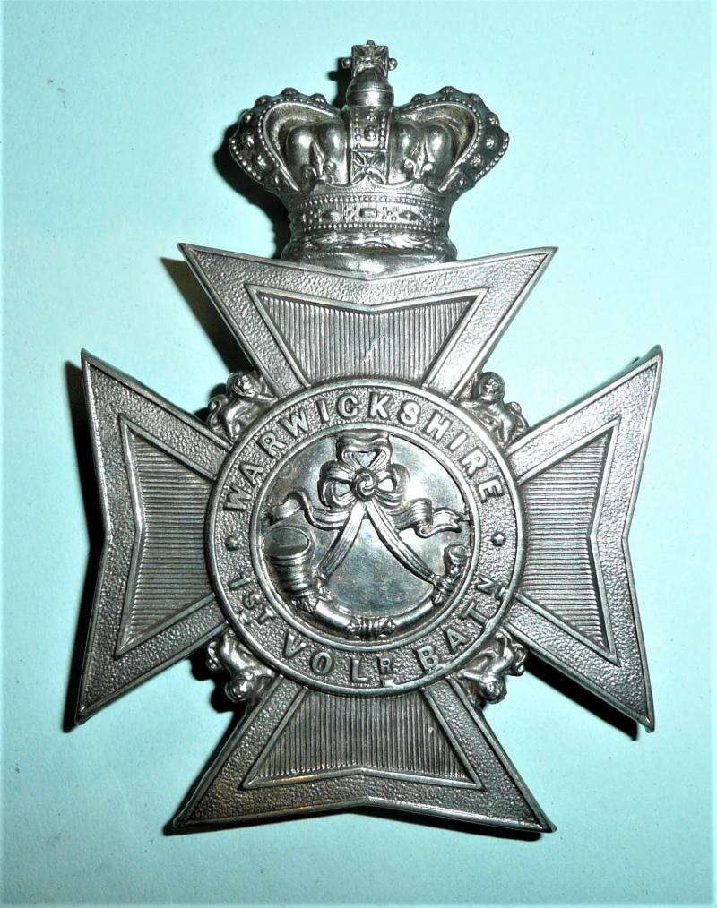 1st Volunteer Battalion Warwickshire Regiment Officers Pouch Belt Plate