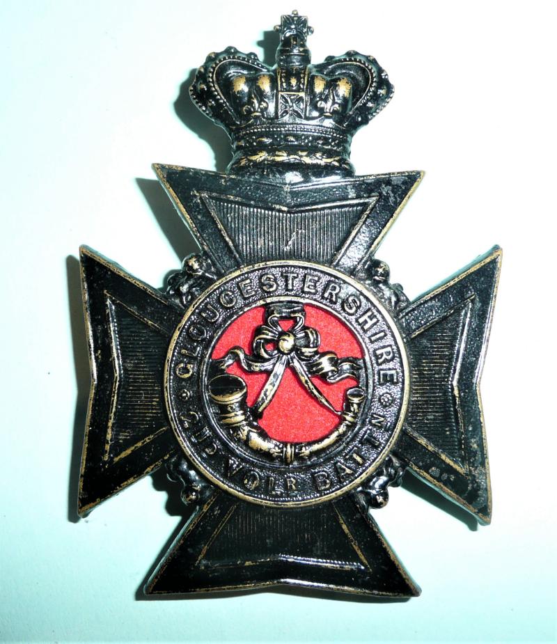 2nd Volunteer Battalion (VB) The Gloucestershire Regiment QVC Victorian Other Ranks Helmet Plate