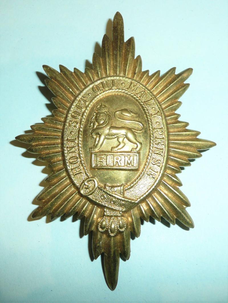 Worcestershire Regiment Valise Badge, 5th pattern, circa 1952 - 1970