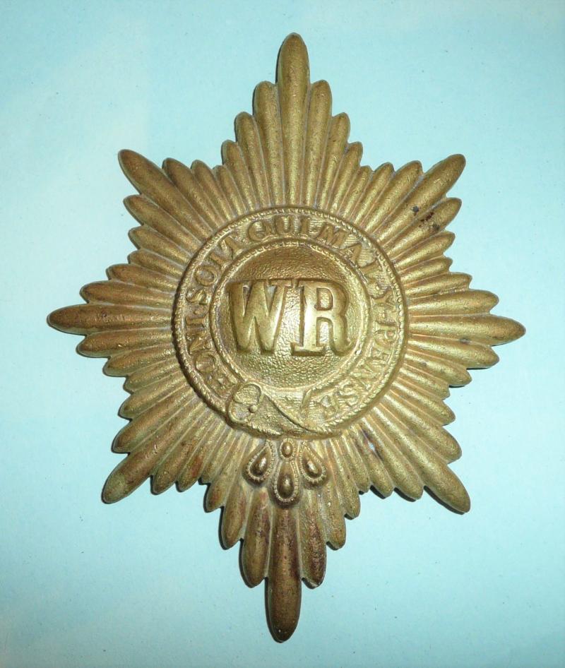 Worcestershire Regiment Valise Badge, 2nd pattern, circa 1881 - 1890