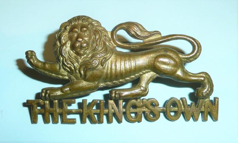 The Kings Own Royal Regiment (Lancaster) Victorian / EDVII Other Ranks Cap Badge