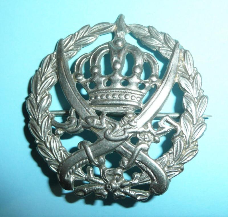 Transjordan, Emirate - An Arab Legion Headdress Cap Badge for the Regular Army of Transjordan 1920-1956