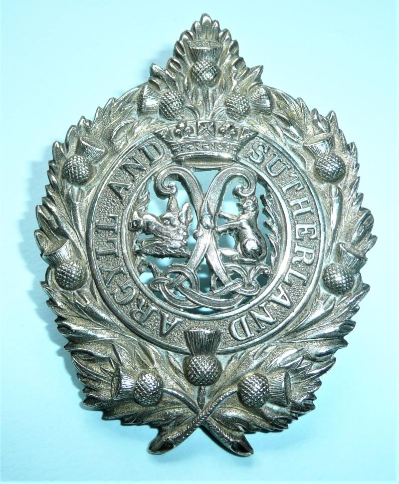 Argyll & Sutherland Highlanders (A&SH) NCOs Glengarry Badge