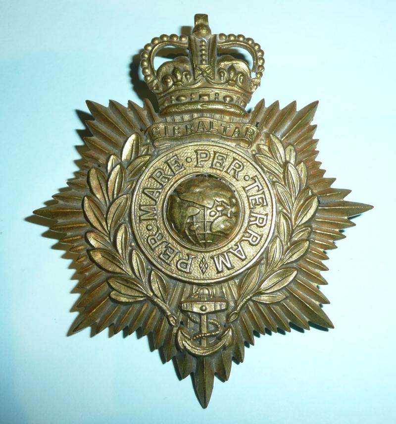 Royal Marine Helmet Plate, QEII Issue