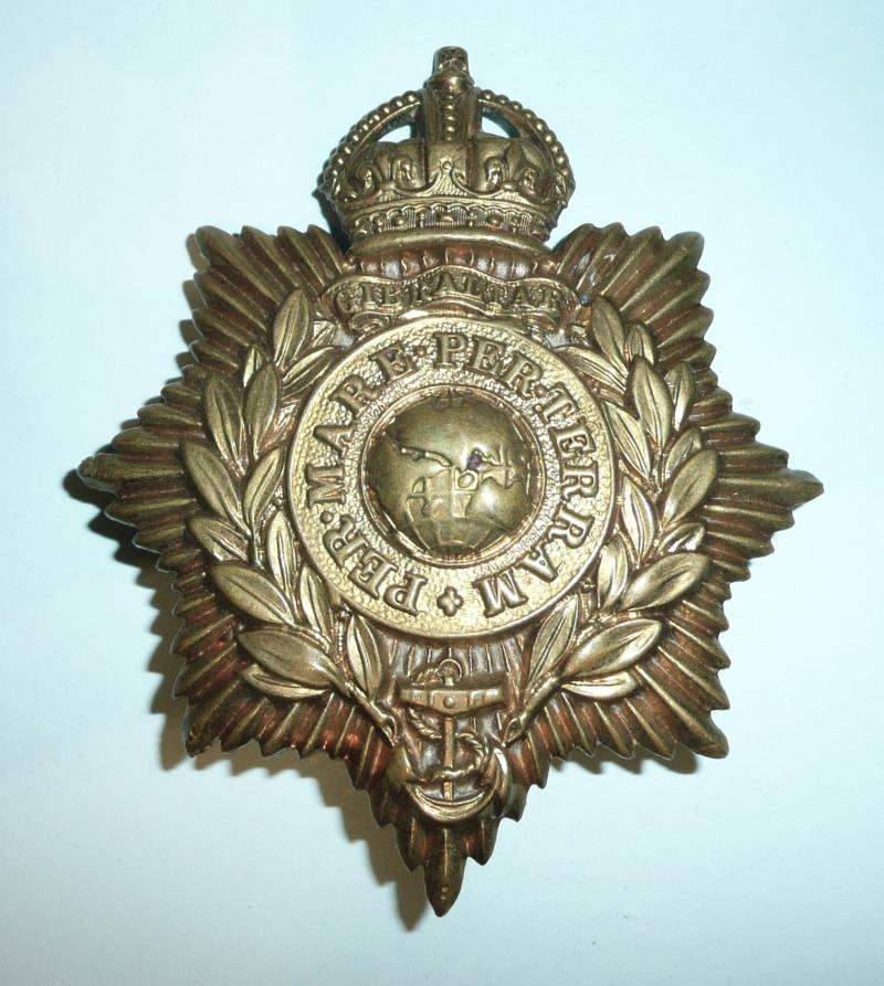 Royal Marines Helmet Plate, King's Crown