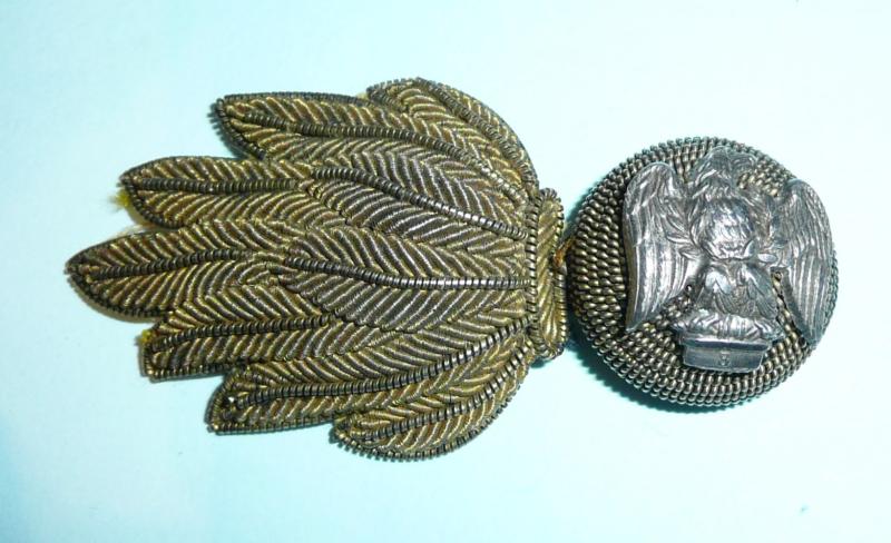 Royal Irish Fusiliers (RIF) Officers Large Pattern Bullion Collar Badge